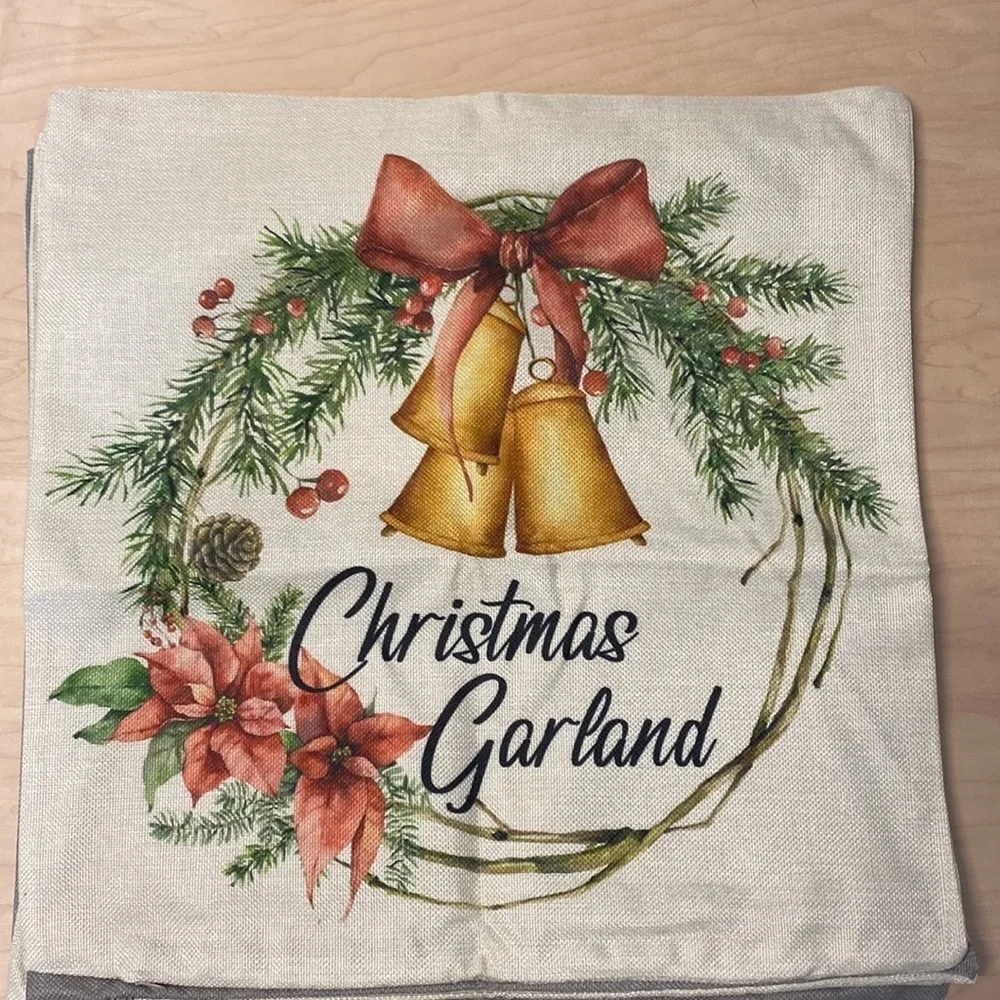 Christmas Pillow Covers 18x18, Farmhouse Christmas Decor